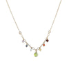 Rainbow gemstone necklace