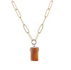 Rectangle Carnelian Necklaces