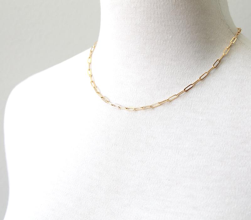 Rectangle Link necklace