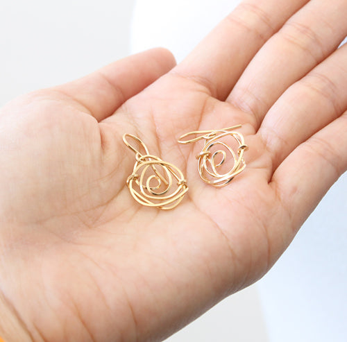 Rosette Earrings