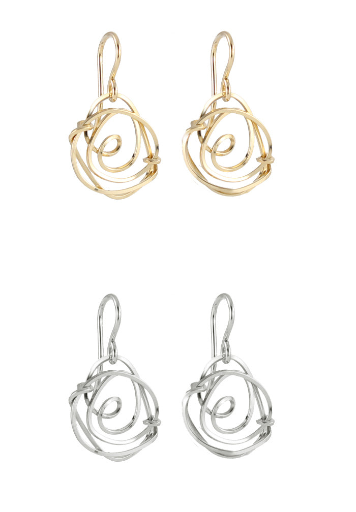 Santa Rosa Rosette Earrings