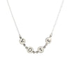 Silver letter vote necklace