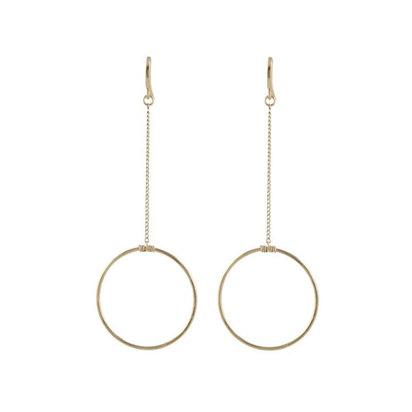 Simple Circle Earrings