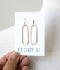 Slim Oval Earrings, medium