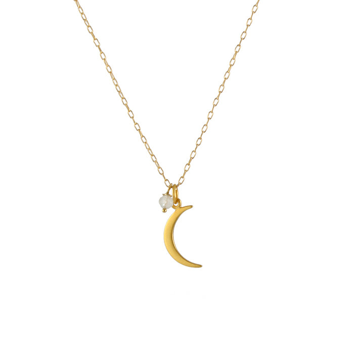 Small Moon Necklace