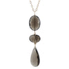 Bold smoky quartz necklace