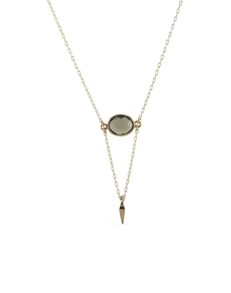 Smoky Quartz Point Necklace