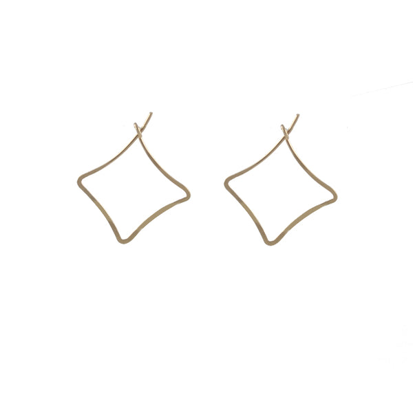 Squared Hoop Earrings