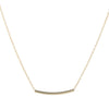 Square Tube Pendant Necklace