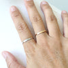 Deco Stacked Rings by Peggy Li