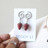 Strawberry Swirl Earrings