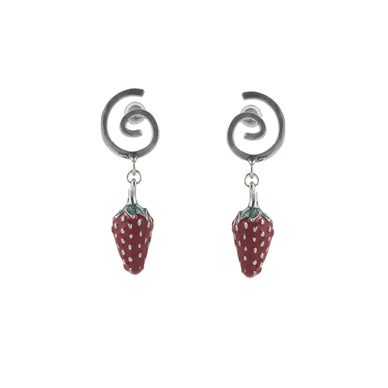 Strawberry Swirl Earrings