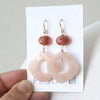 Peachy Sunshine Earrings by Peggy Li