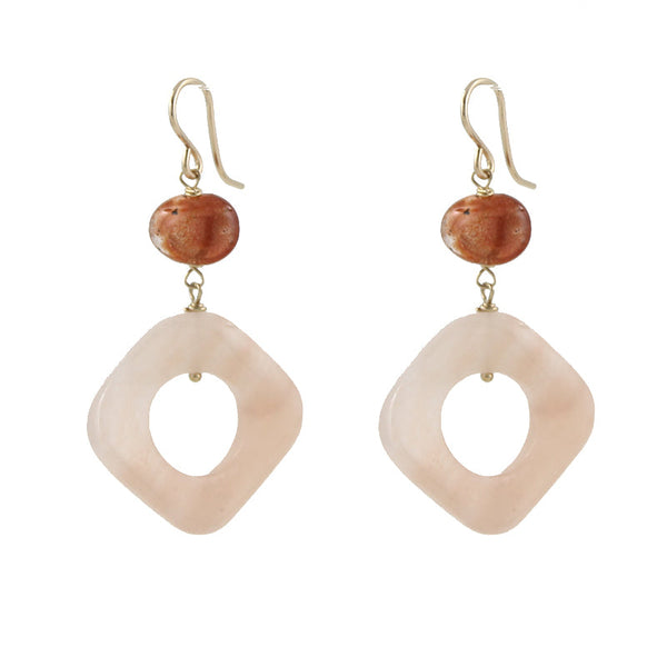 Peachy Sunshine Earrings