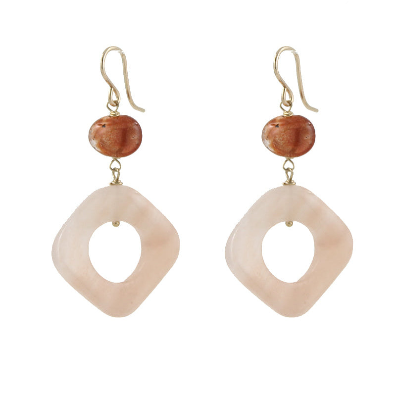Peachy Sunshine Earrings