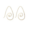 Swirled Hoop Earrings