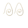 Swirled Hoop Earrings