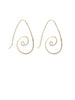 Swirled Hoop Earrings