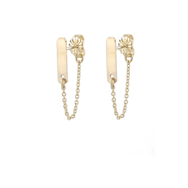 Tab Chain Earrings