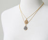 Teardrop Druzy Necklaces by Peggy Li Creations