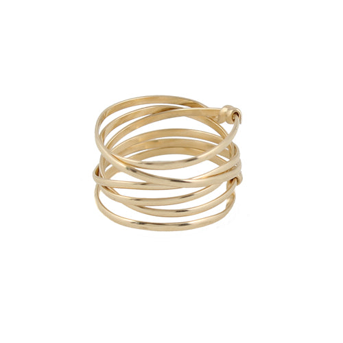 Thick Nested Wire Ring detail