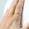 Thin Gold Ring by Peggy Li Creations