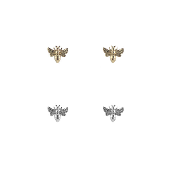 Tiny Bee Earrings