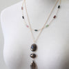 Bold smoky quartz necklace
