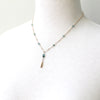 Tourmaline Droplet Necklace