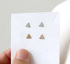 Dainty Triangle Post Earrings