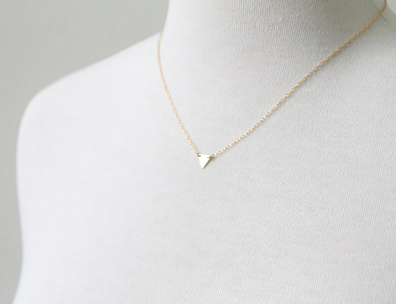 Diamond Triangle Necklace | YAEL Designs