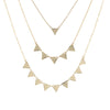 Triangles Necklace by Peggy Li Creations