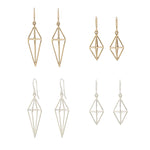 Triangle Cage Earrings