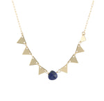 Gemstone Triangles Necklace