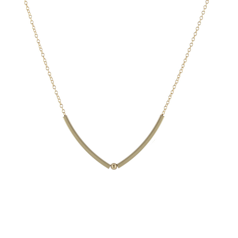 Square Tube Half Necklace