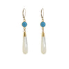 Turquoise Mother of Pearl Earrings