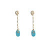 Tab Turquoise Earrings