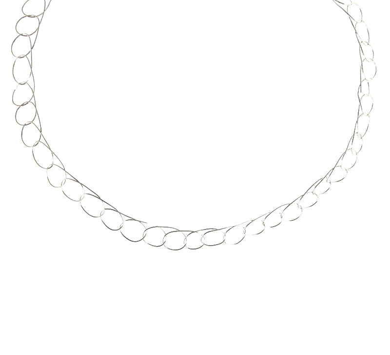 Silver Swirl Necklace