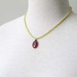 Willow yellow stone necklace btvs