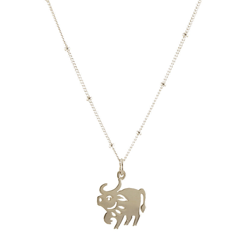 Gold year of the ox pendant