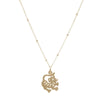 Year of the Tiger Necklace, gold plate