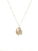 Year of the Tiger Necklace, gold plate