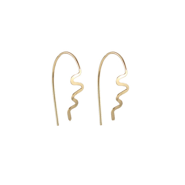 Zig zag spike earrings