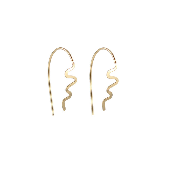 Zig zag spike earrings